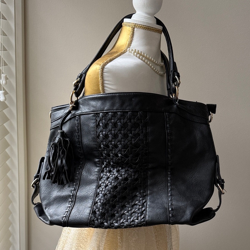 Sole Society Black Tote Bag